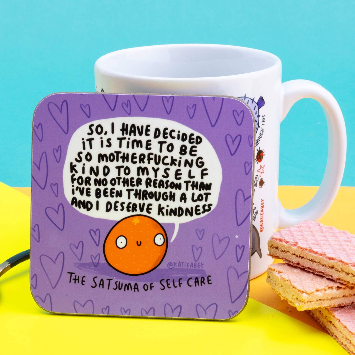 Satsuma of Self Care Coaster