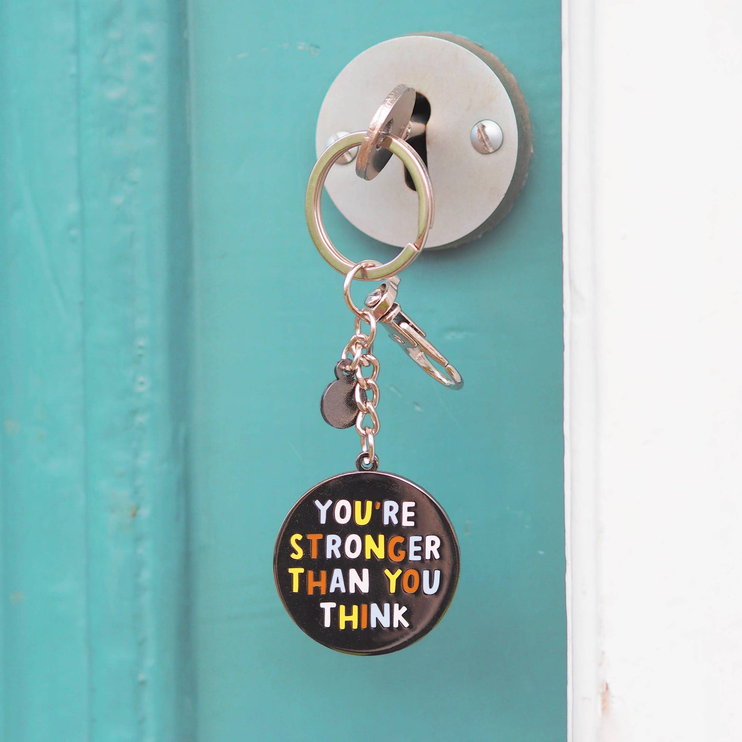 Stronger Enamel Keychain