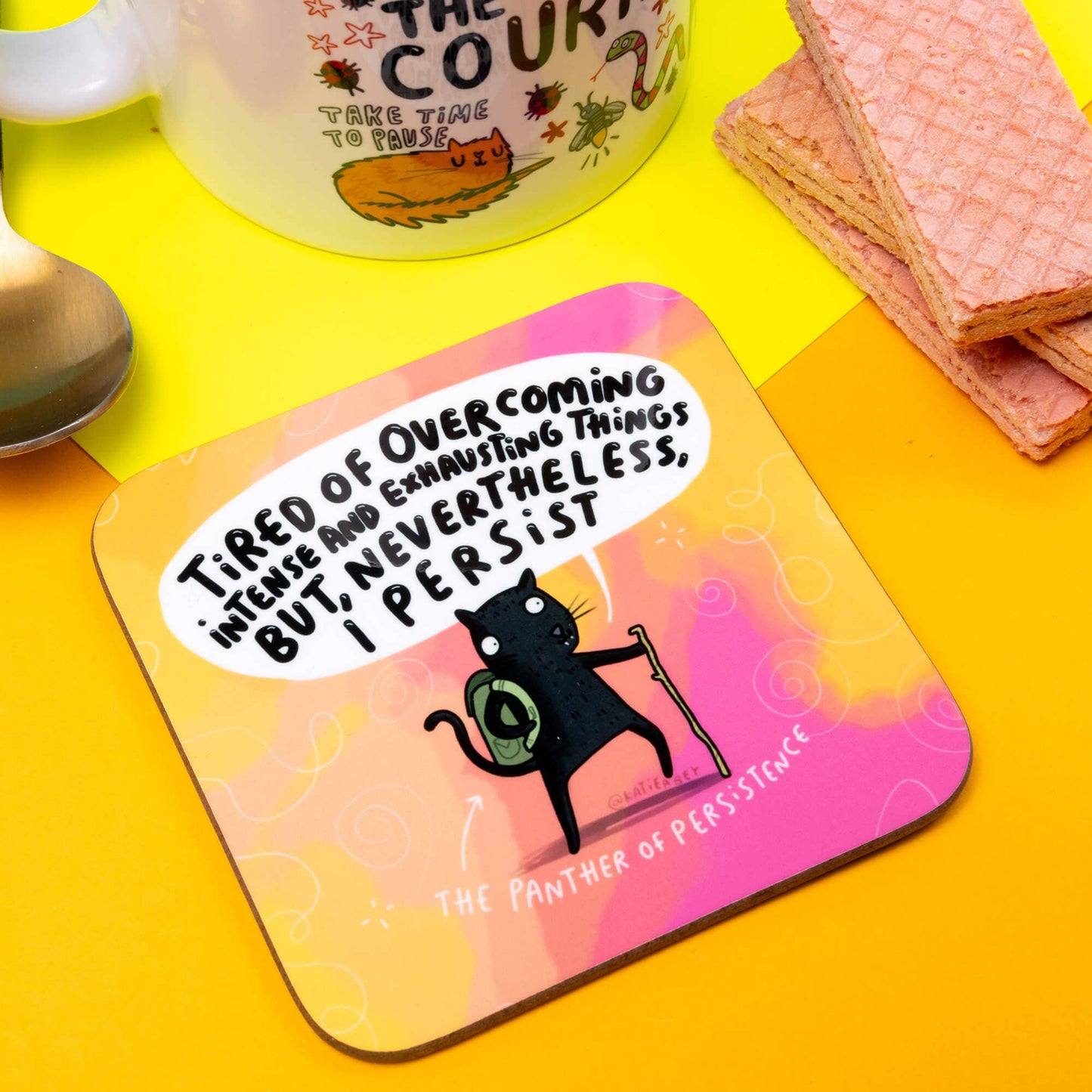 Panther of Persistence Coasters