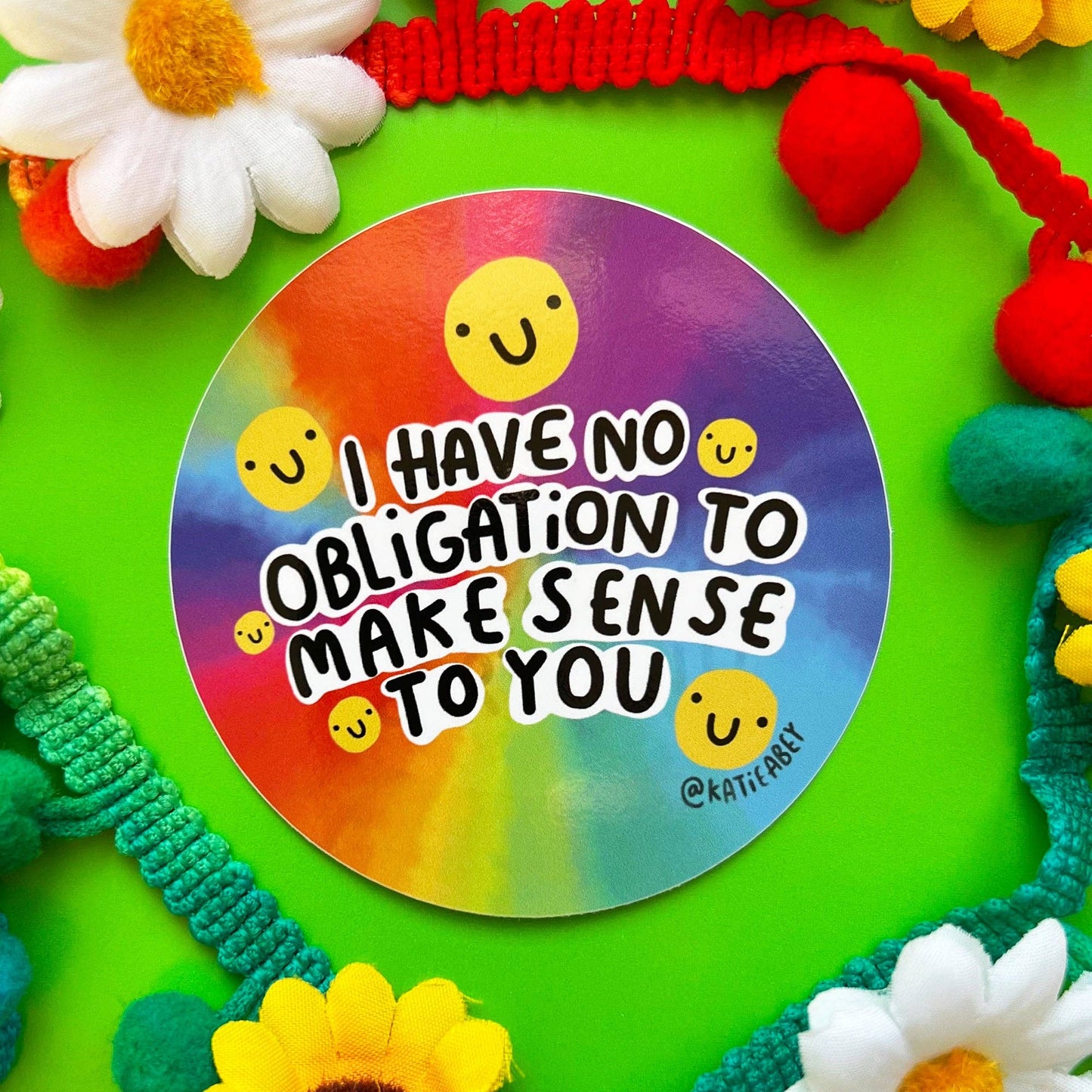 No Obligation Vinyl Stickers
