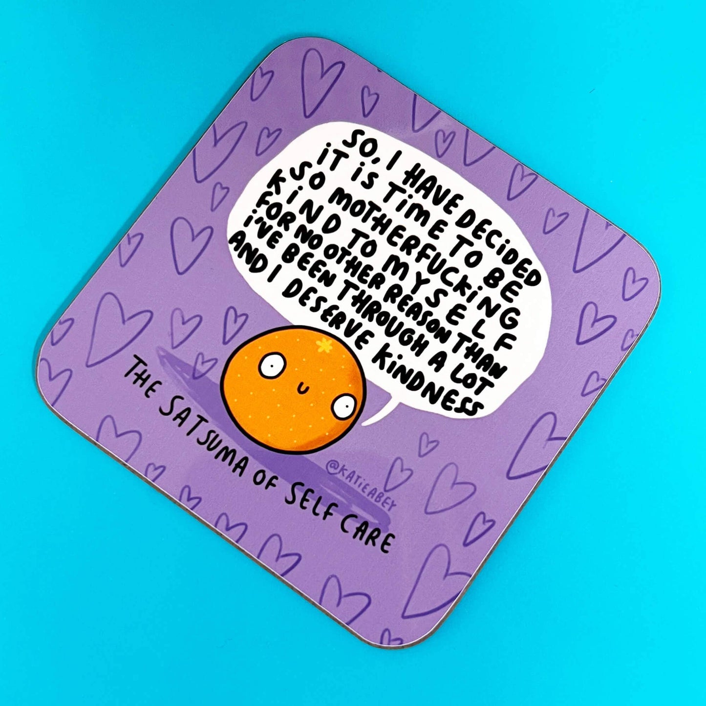 Satsuma of Self Care Coaster