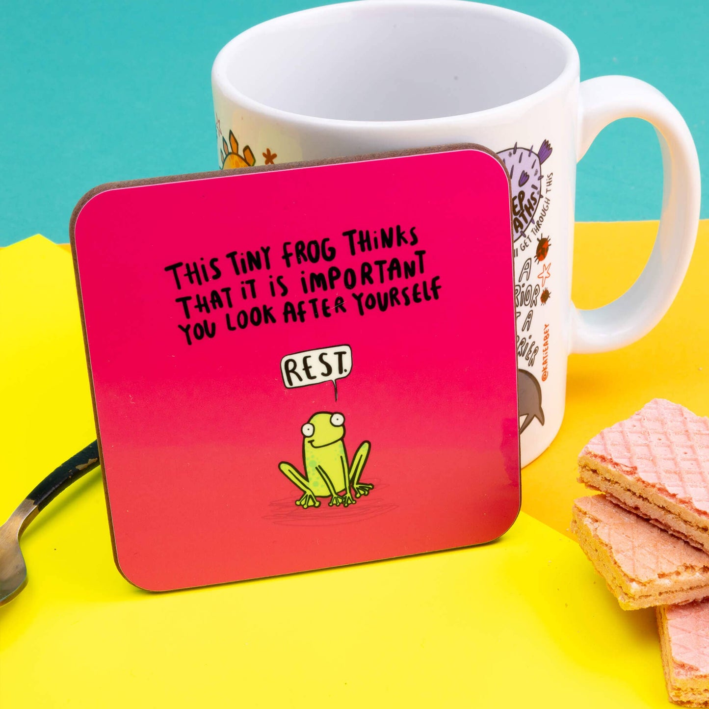 Tiny Frog of Rest Coaster