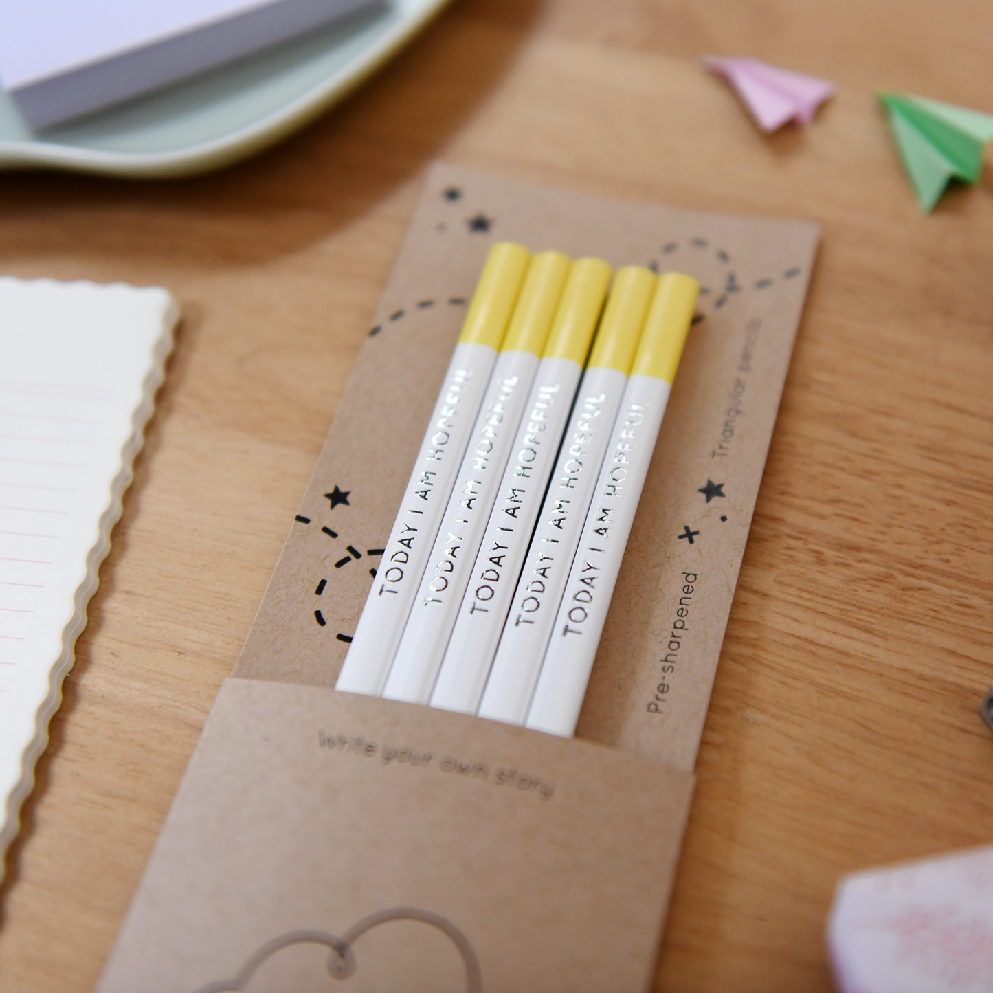 Single 'Today I Am Hopeful' Positive Pencil: Single Pencil