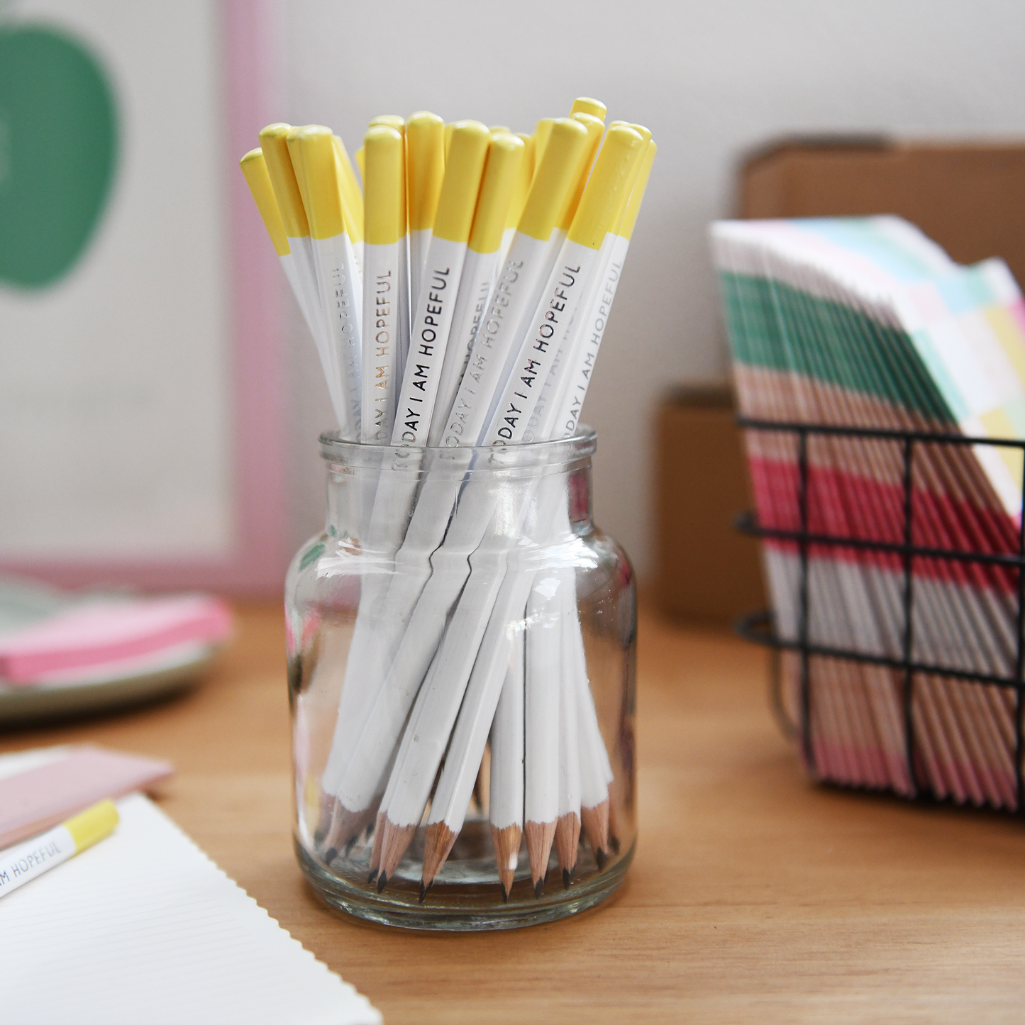 Single 'Today I Am Hopeful' Positive Pencil: Single Pencil