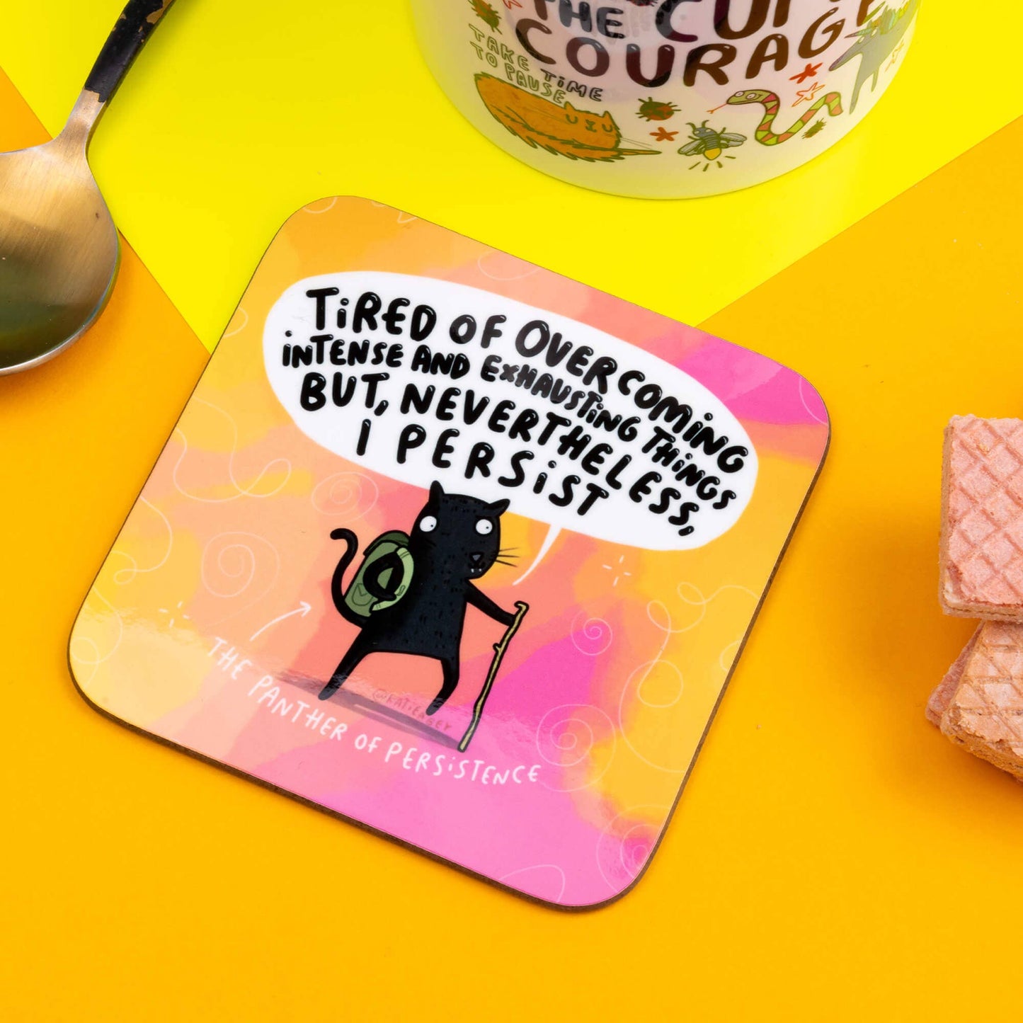 Panther of Persistence Coasters