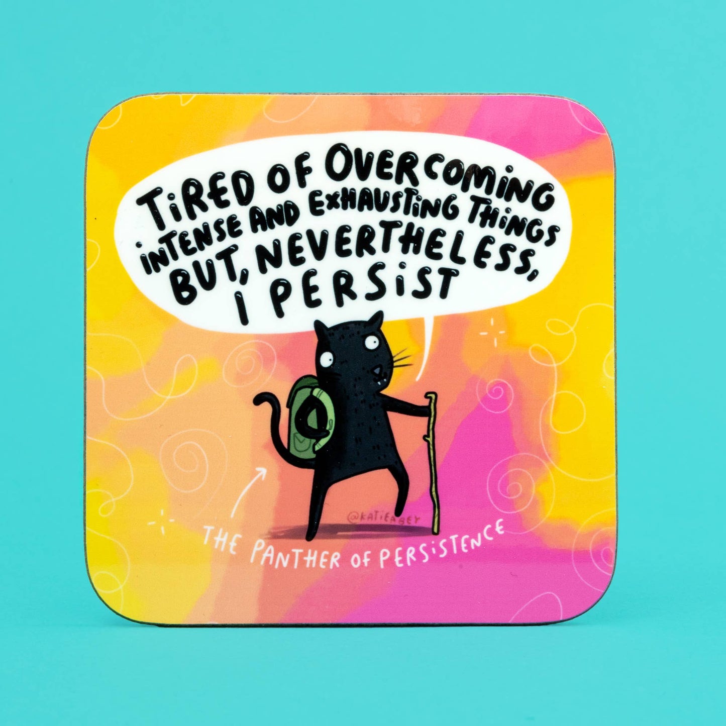 Panther of Persistence Coasters