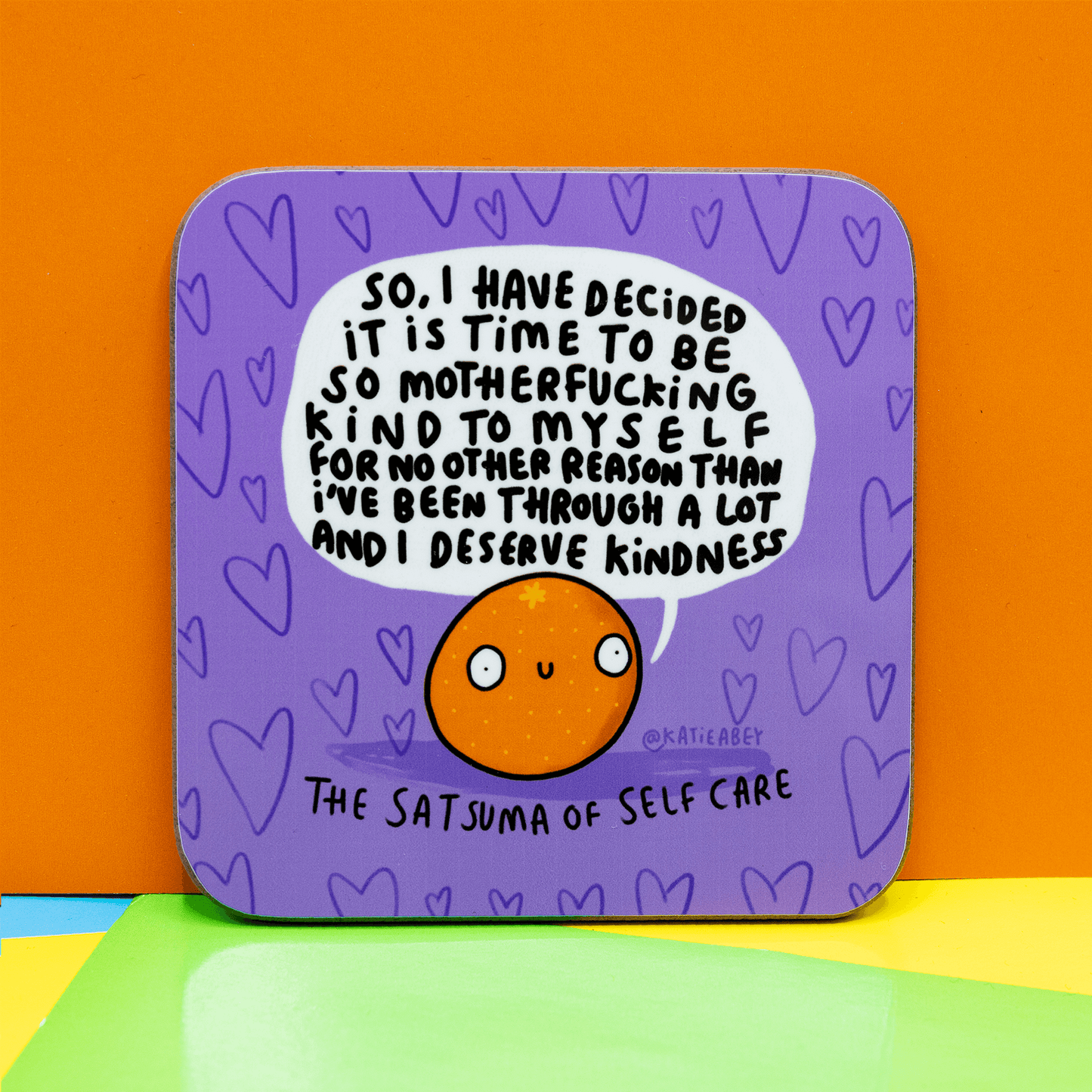 Satsuma of Self Care Coaster