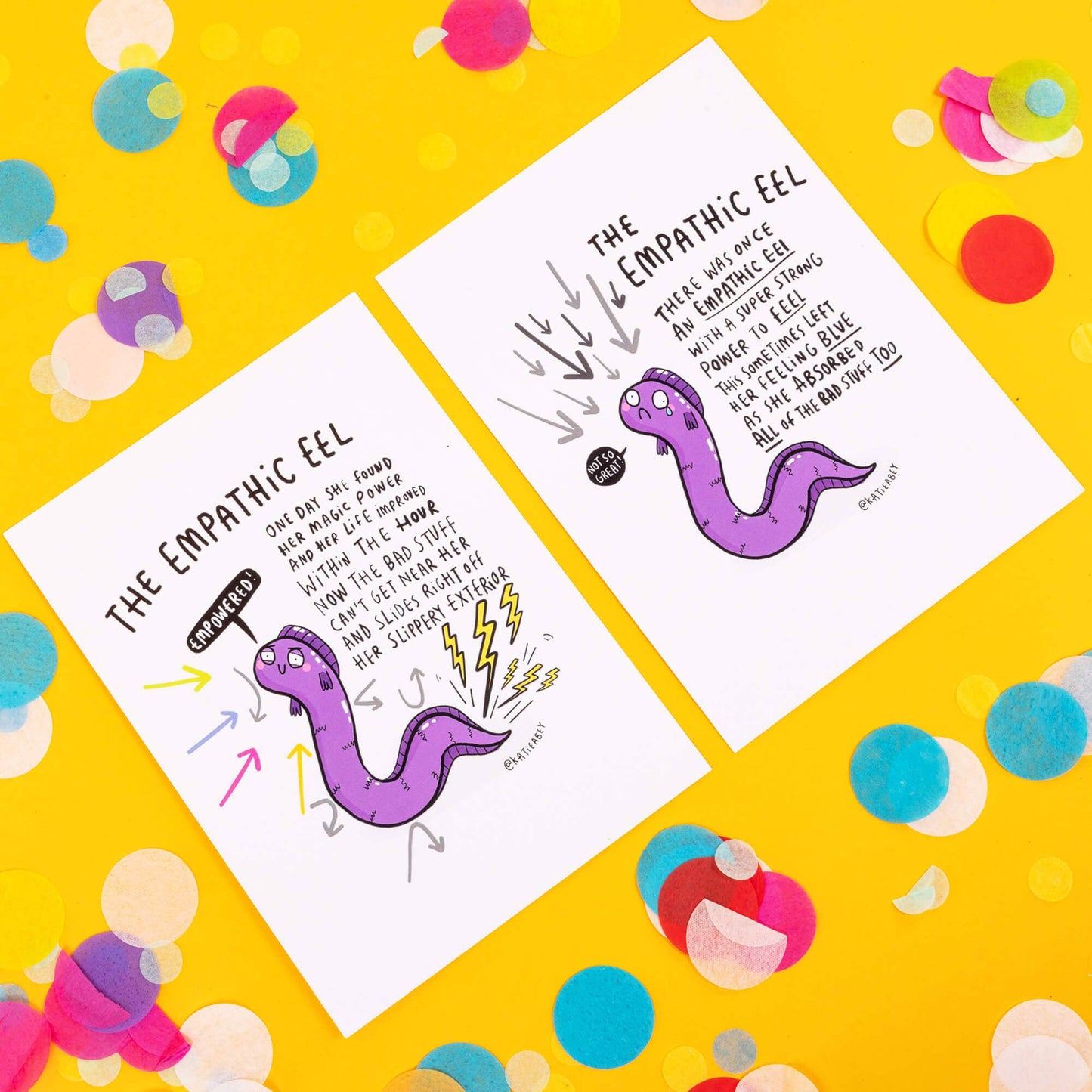 Empathic Eel A6 Postcard Set