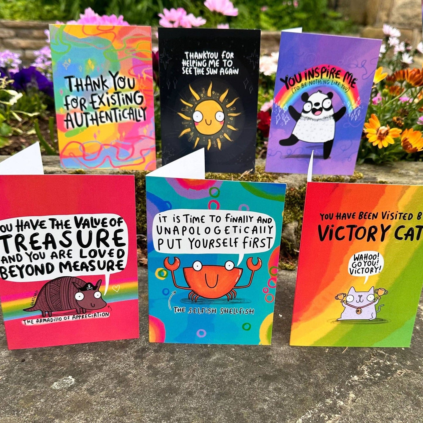 Thank You for Helping Me See the Sun Again A6 Greeting Card