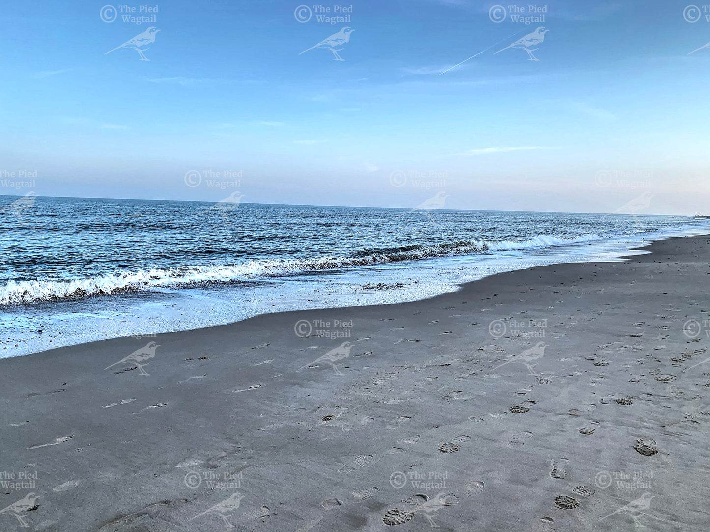 Winterton Blue Sea print