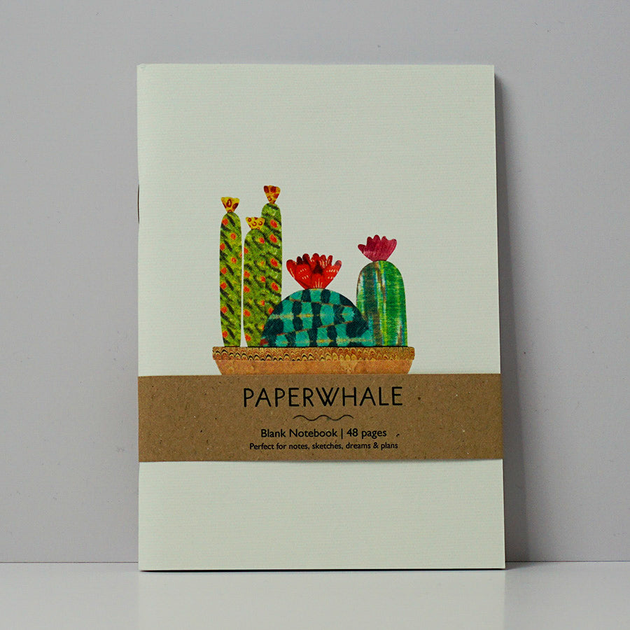Cacti Bowl A6 Notebook