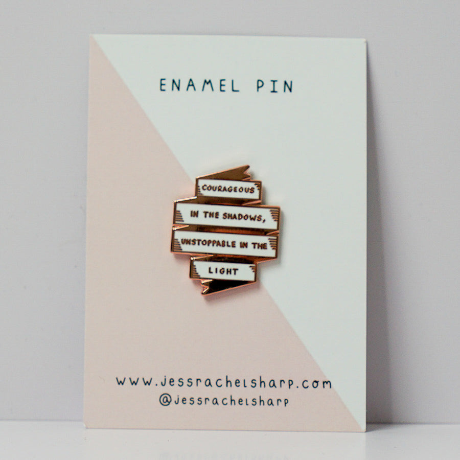 Courageous Enamel Pin