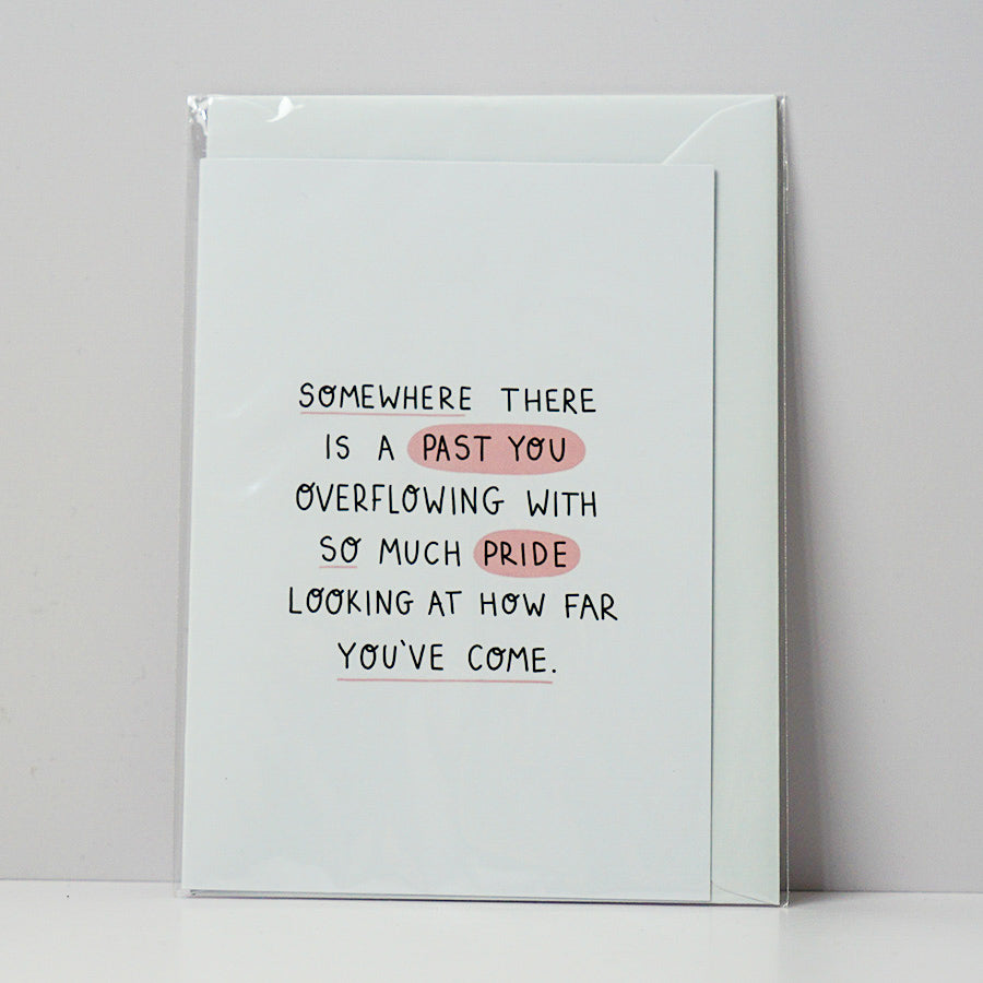 Past You Greetings Card