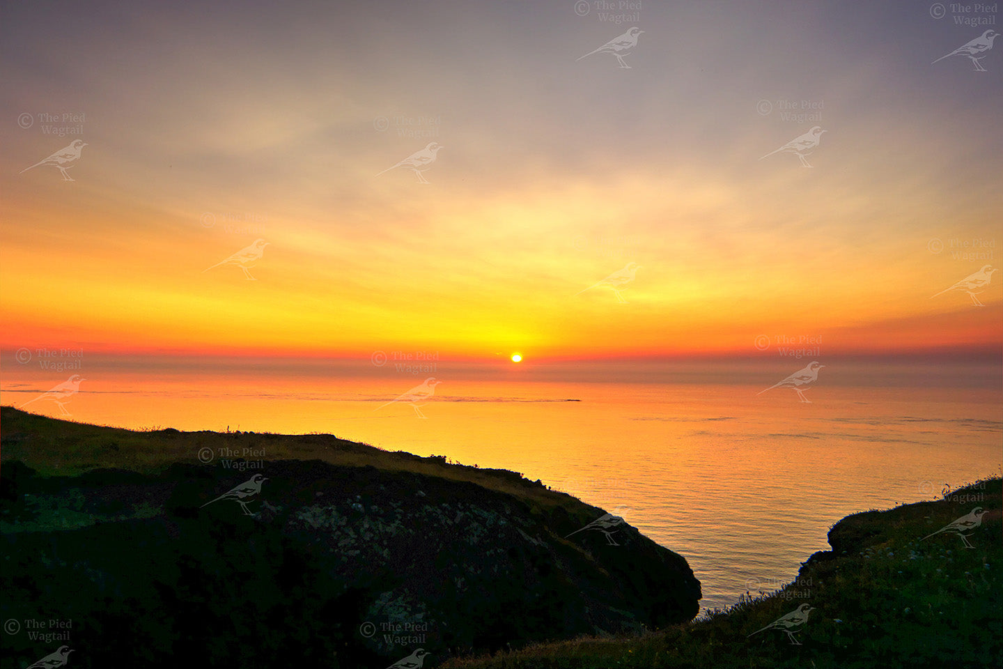 Abereiddi Bay Sunset  print