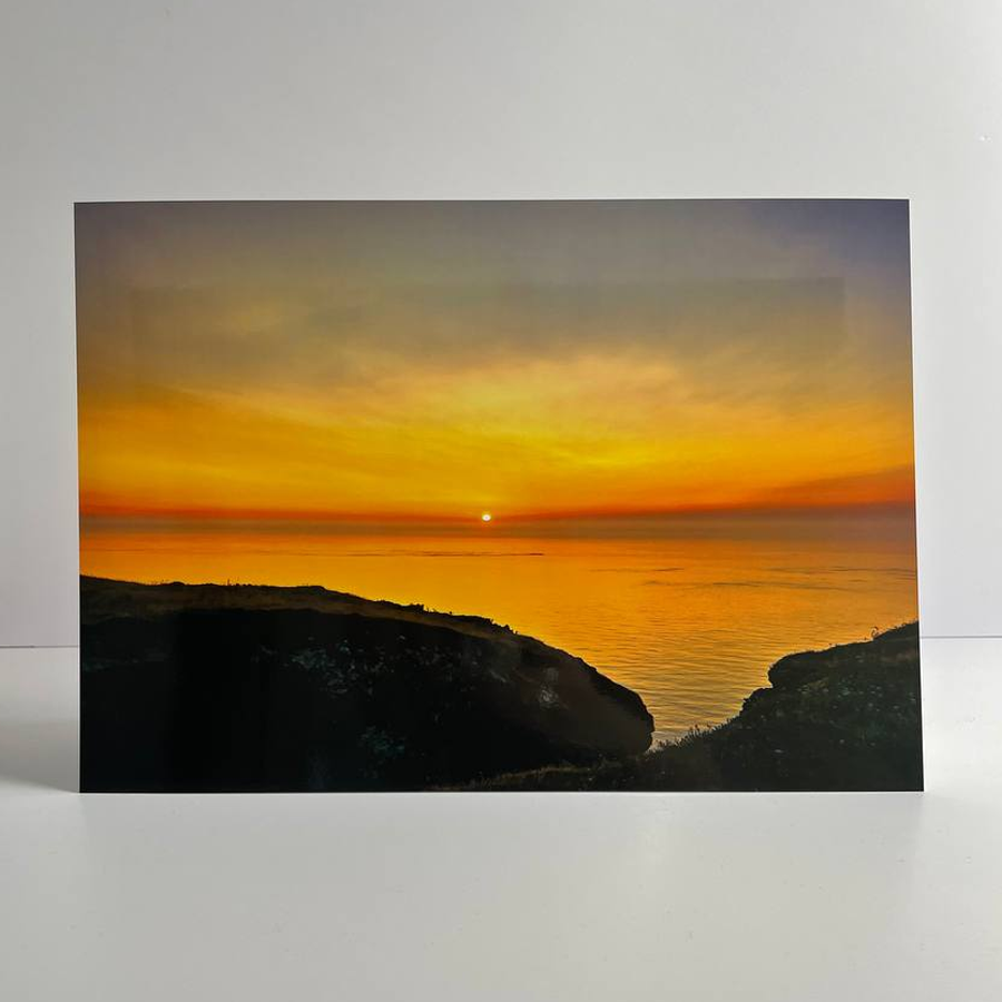 Abereiddi Bay Sunset  print