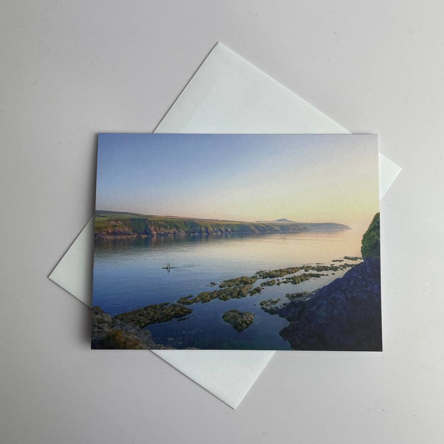 Abereiddi Bay Greetings Card