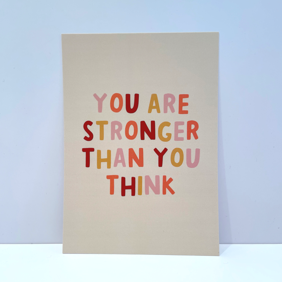 Stronger Than You Think Postcard