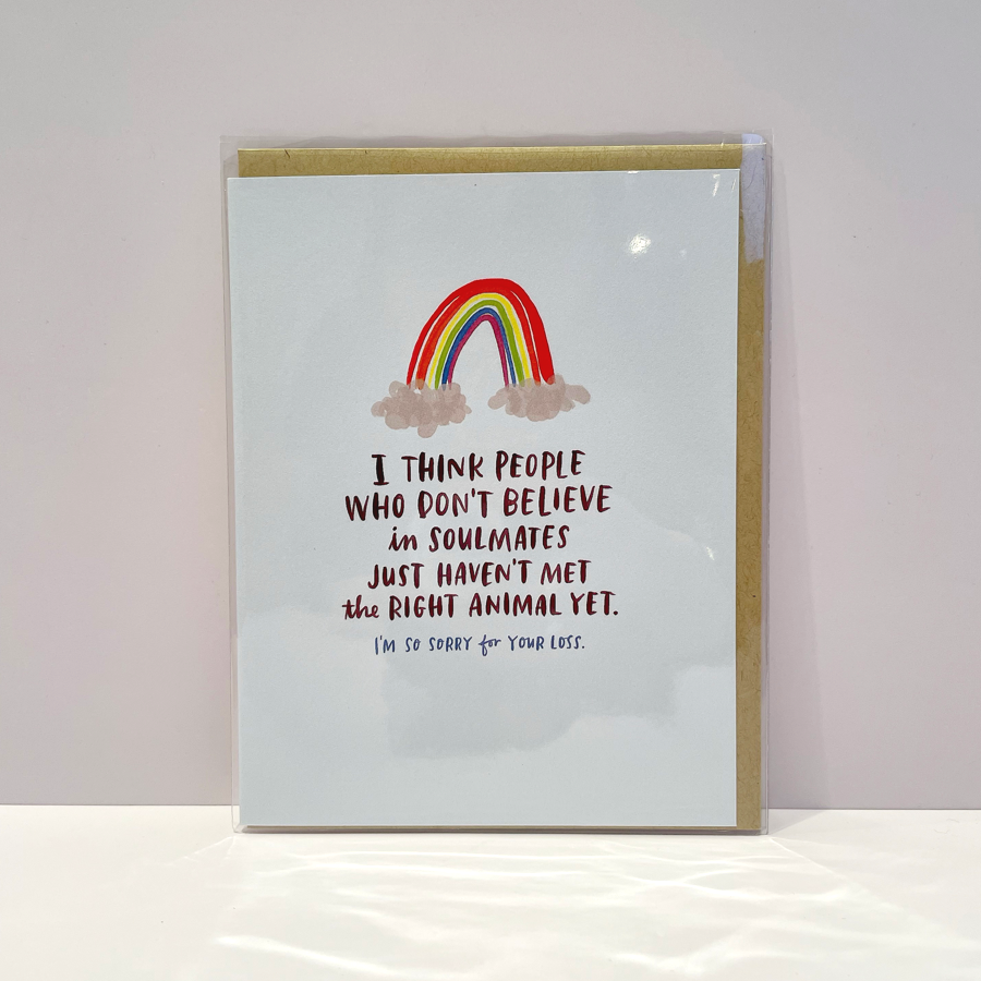 Pet Soulmate Greetings Card