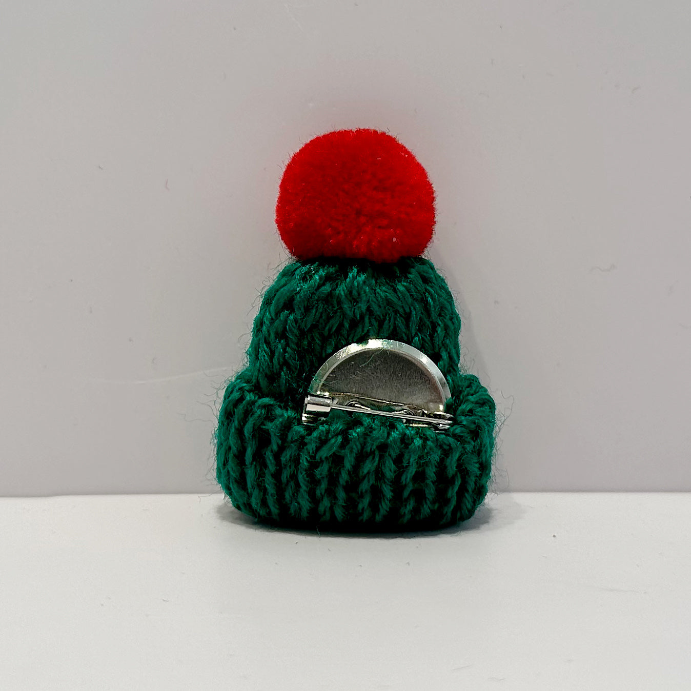 Knitted Bobble Hat Badge