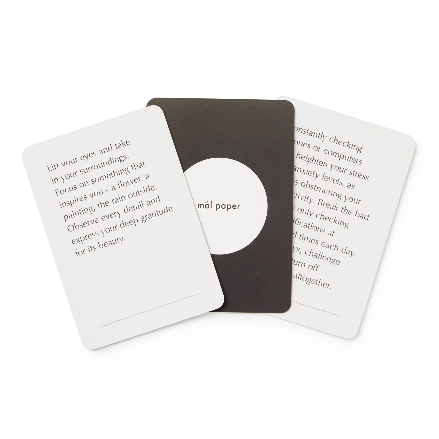 Mindfulness Meditation Card Deck - Wellness Gift