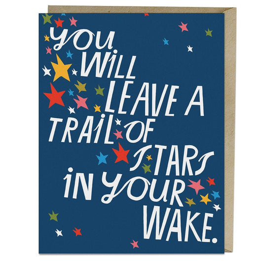Trail of Stars Greetings Card