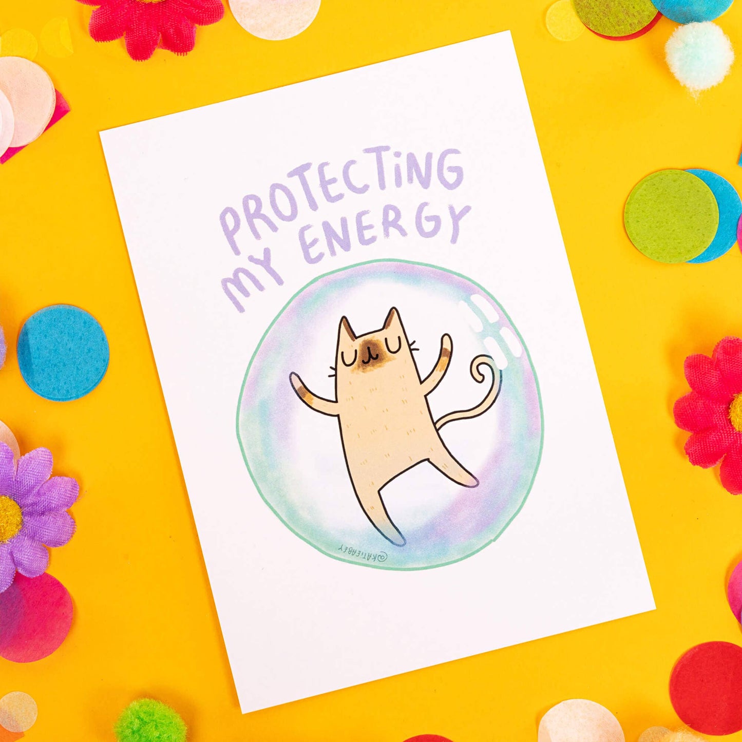 Protecting My Energy Postcard