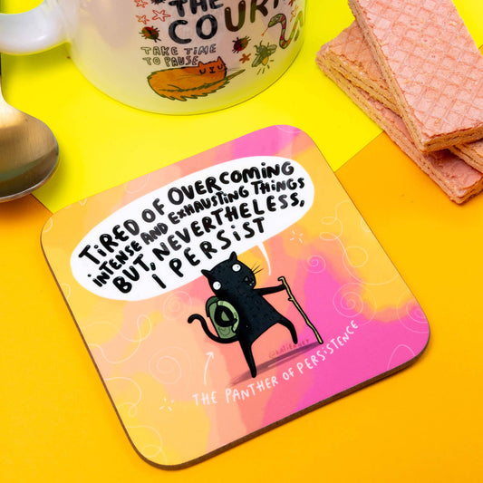 Panther of Persistence Coasters