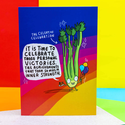 Celery Of Celebration A6 Greeting Card