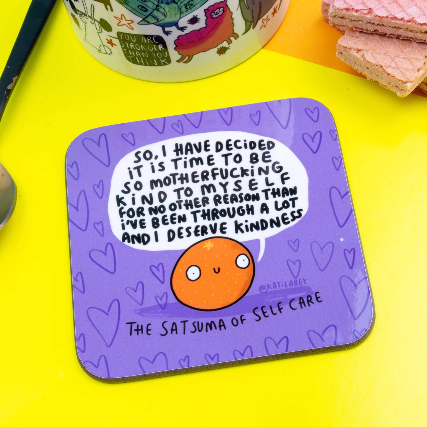 Satsuma of Self Care Coaster