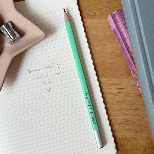 Single 'Feel The Feelings' Positive Pencil: Single Pencil