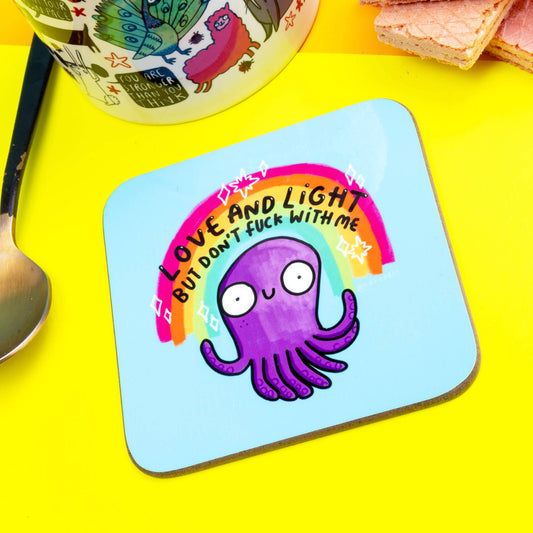 Love and Light Octopus Coasters