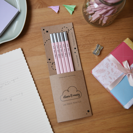 Single 'Find The Joy' Positive Pencil: Single Pencil