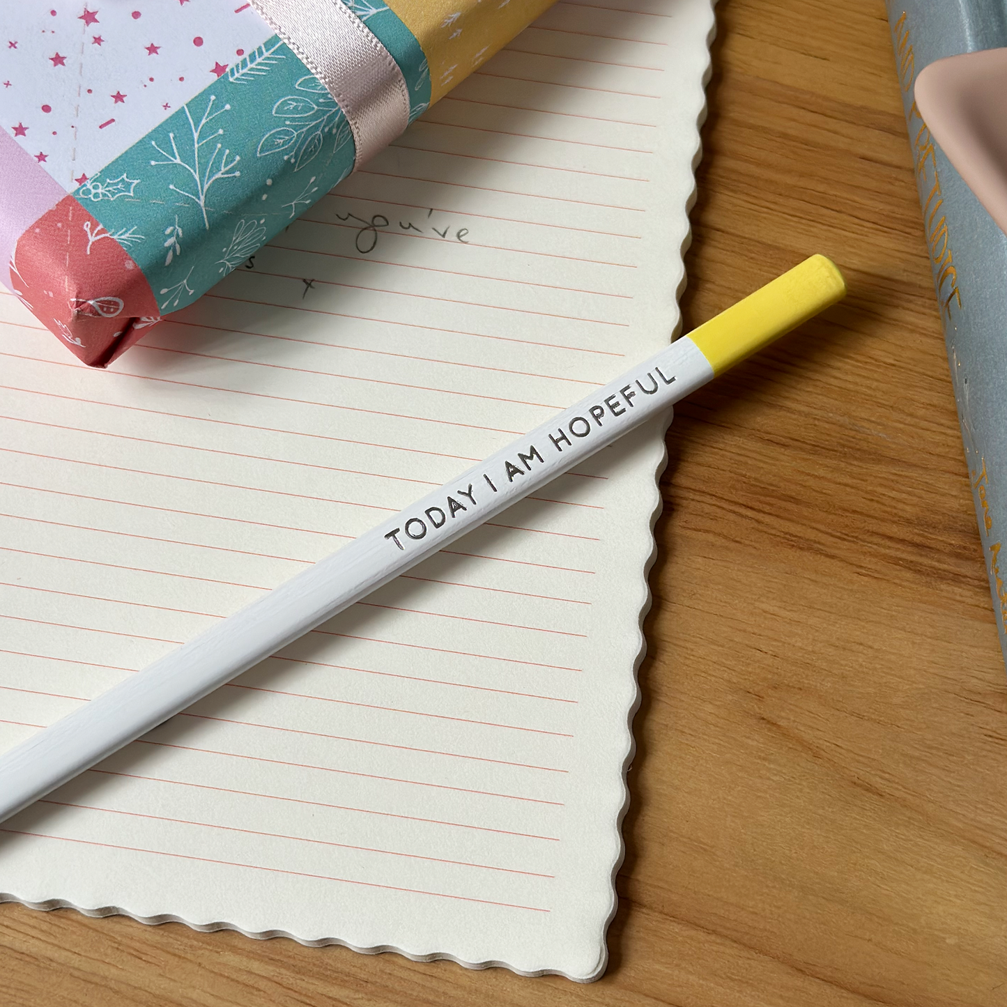 Single 'Today I Am Hopeful' Positive Pencil: Single Pencil