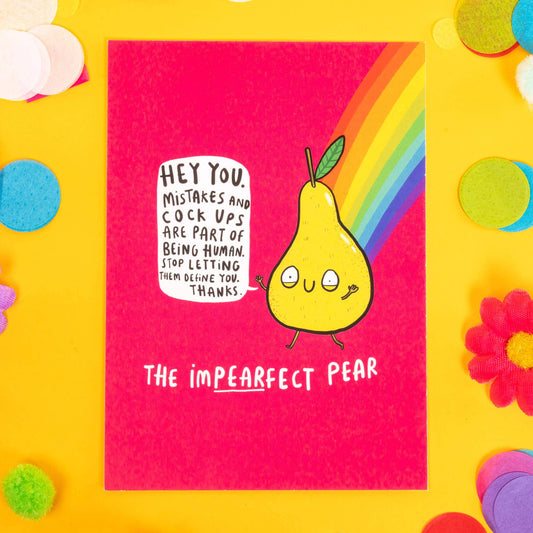 Imperfect Pear Postcard