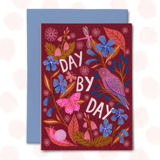 Day by Day Greetings Card