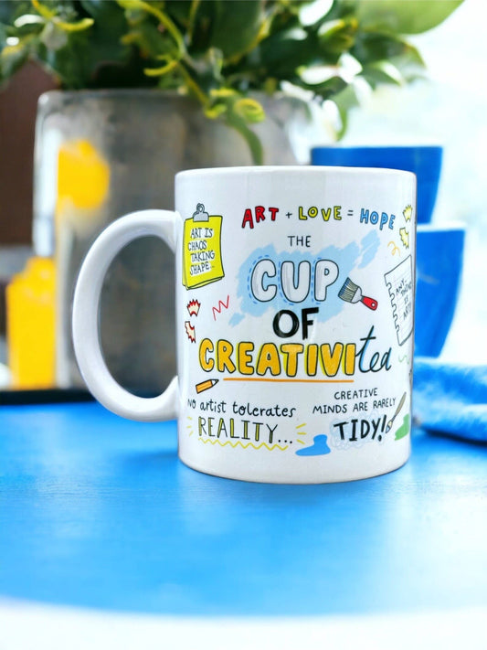 Cup of CREATIVI-tea Creative Gift |Artist gift| Art Teacher
