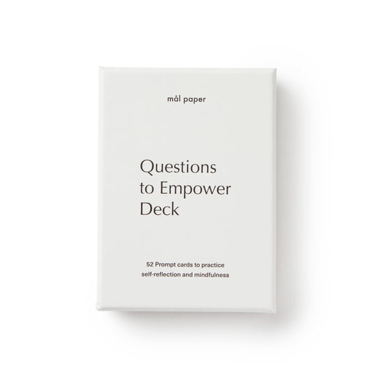 Questions to Empower Card Deck - Mindfulness Gift - Wellness