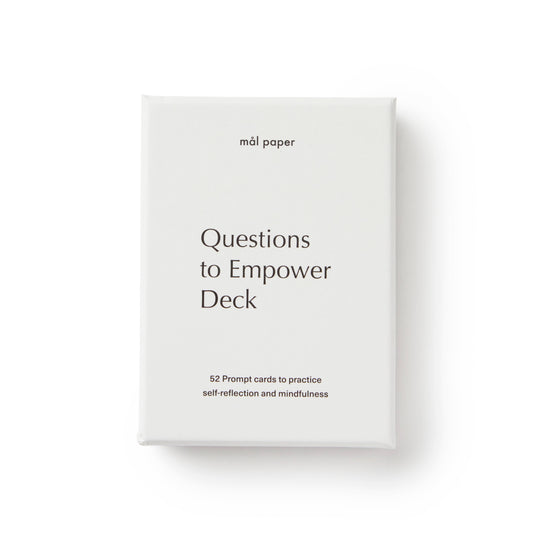 Questions to Empower Card Deck - Mindfulness Gift - Wellness
