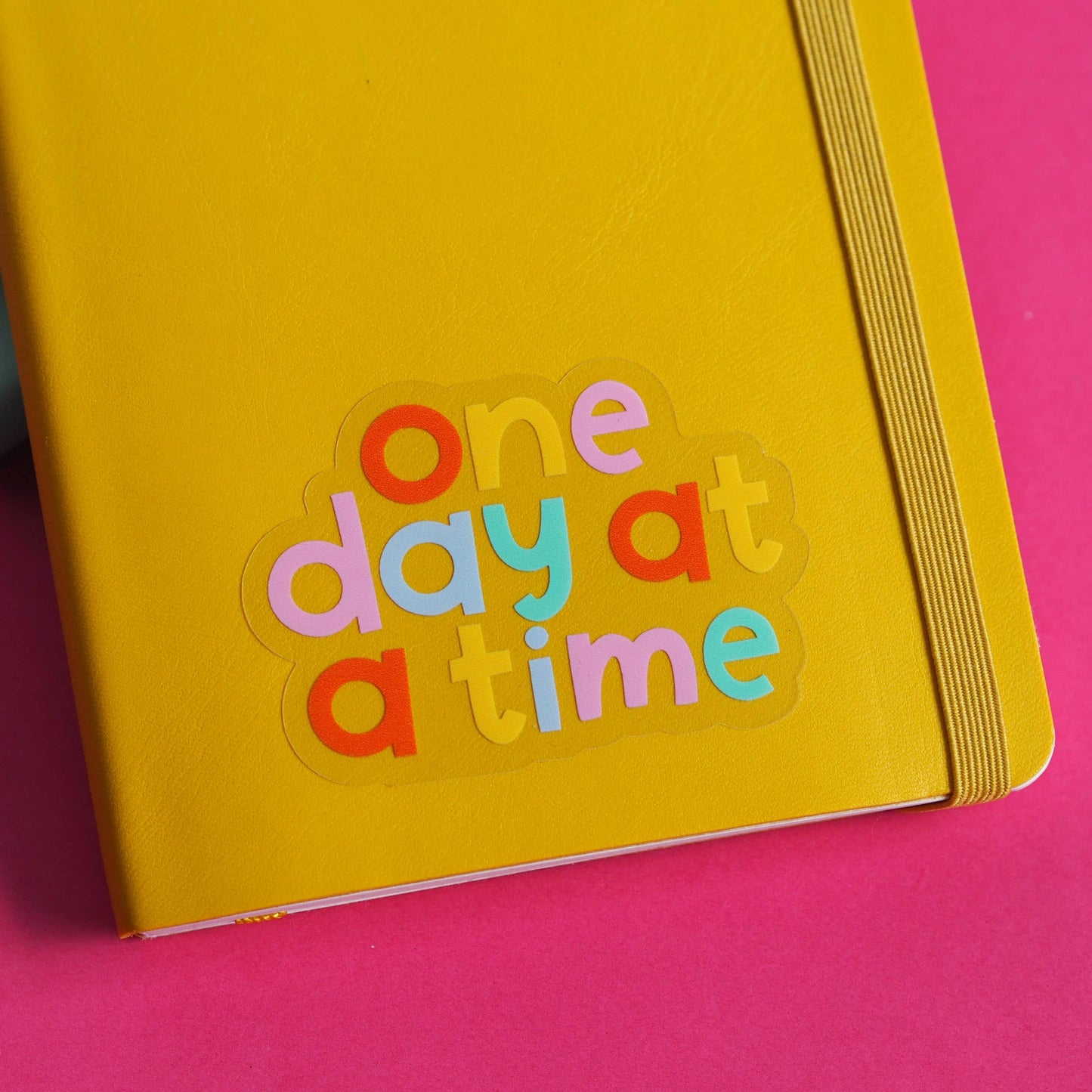 One Day at a Time Clear Vinyl Sticker