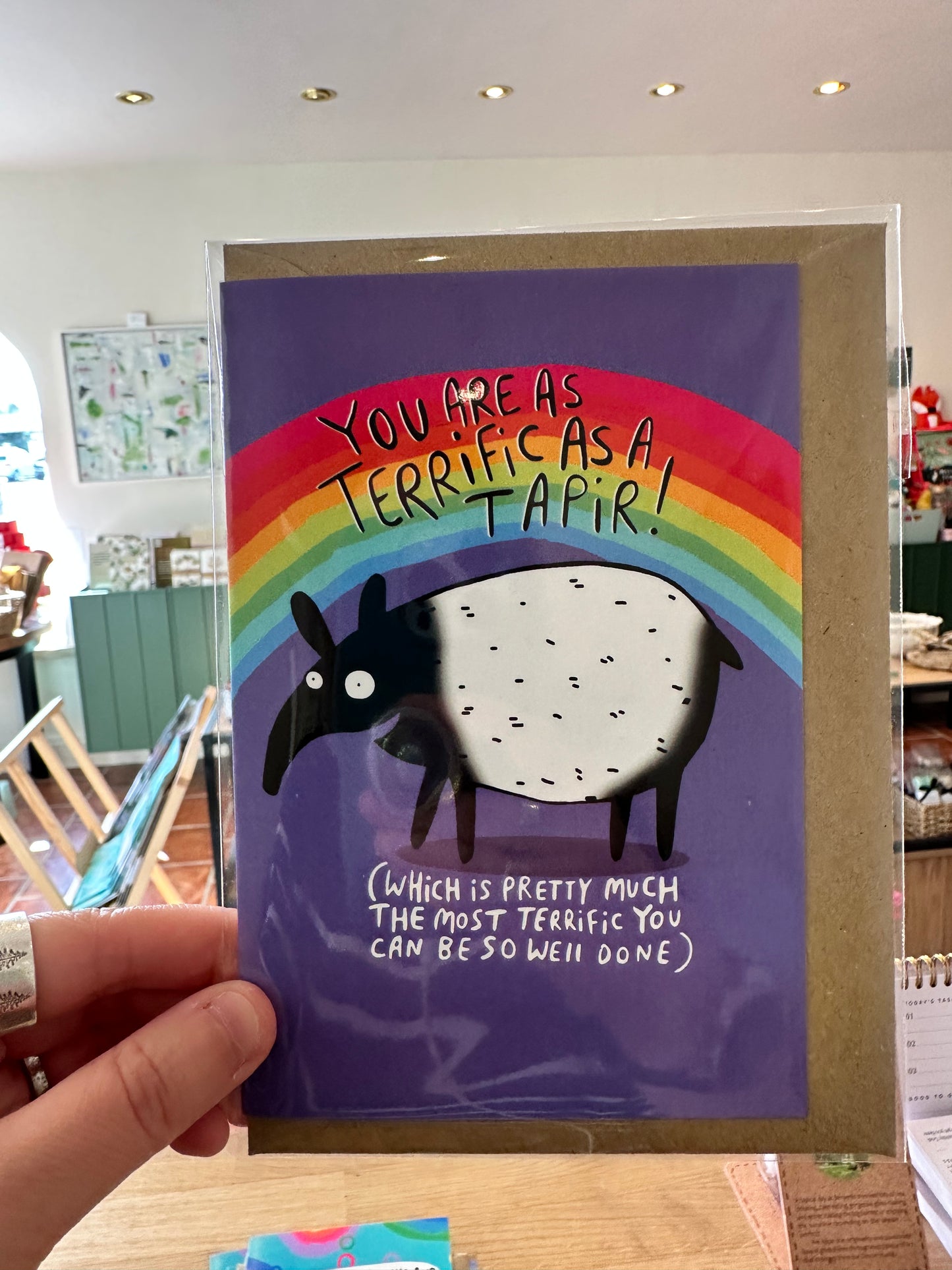 Terrific as a Tapir Greetings Card