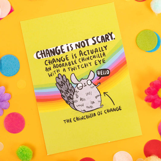 Chinchilla of Change Postcard
