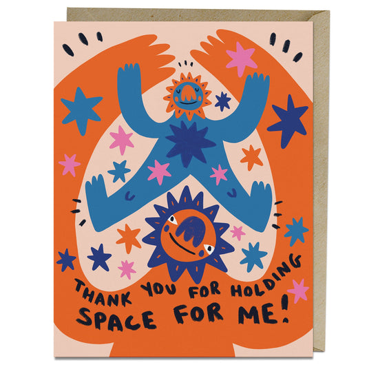 Holding Space Greetings Card