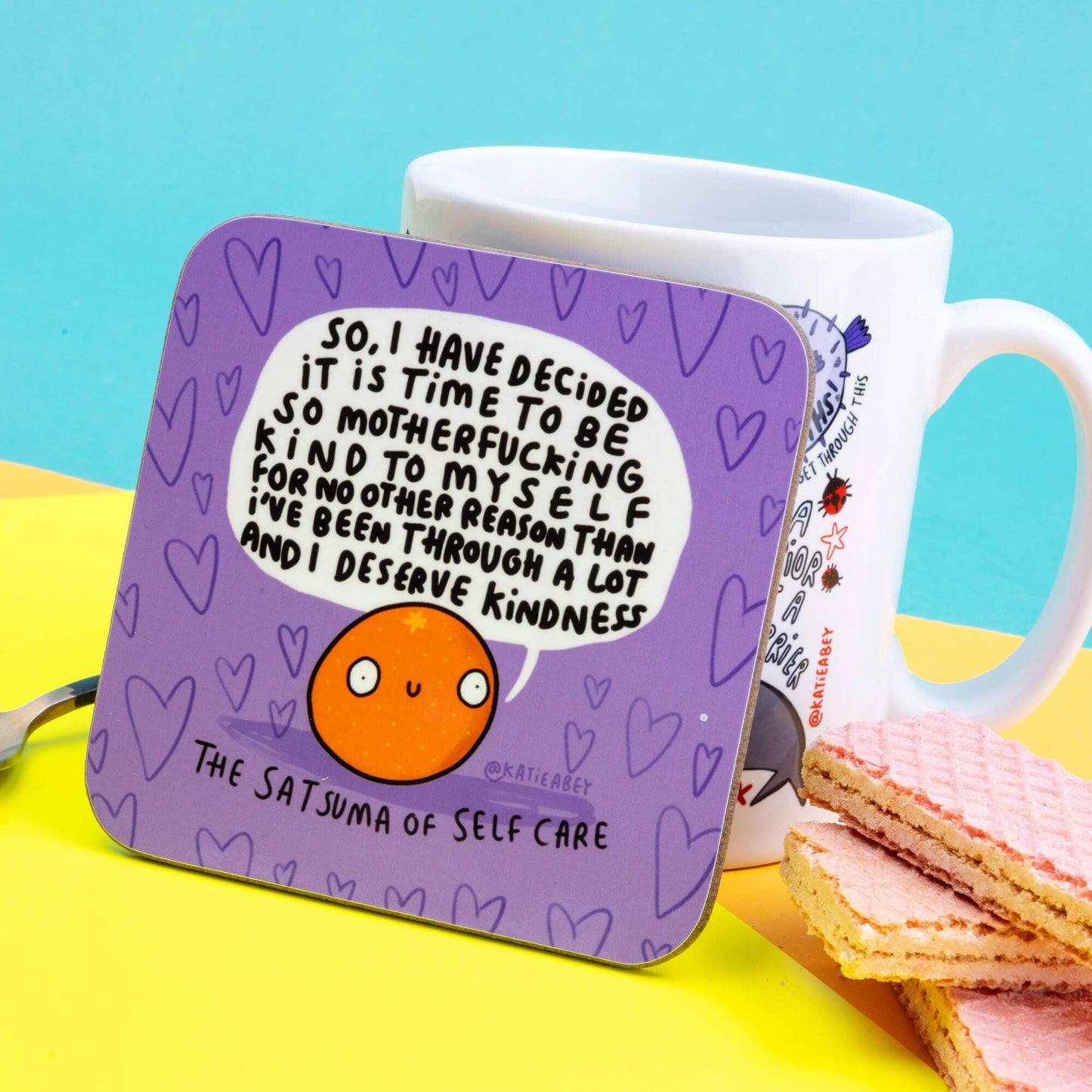 Satsuma of Self Care Coaster