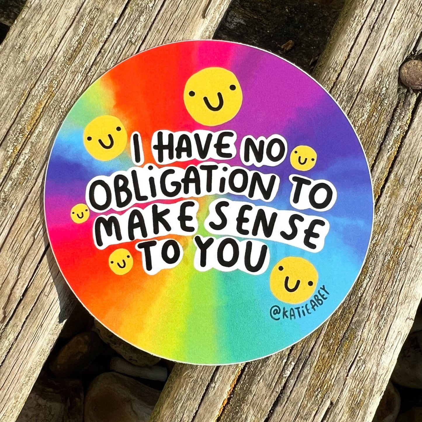 No Obligation Vinyl Stickers