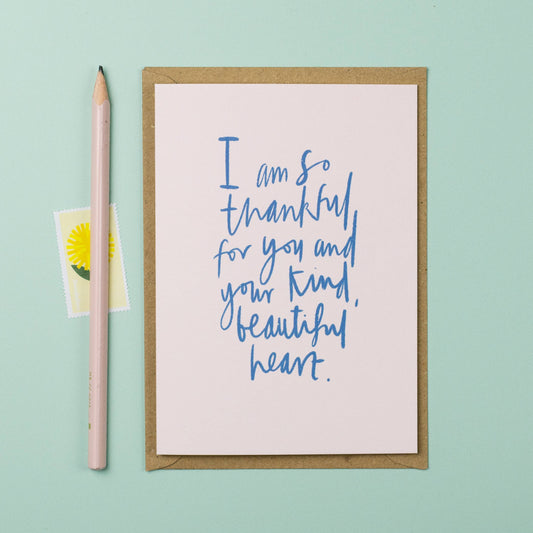 So thankful card