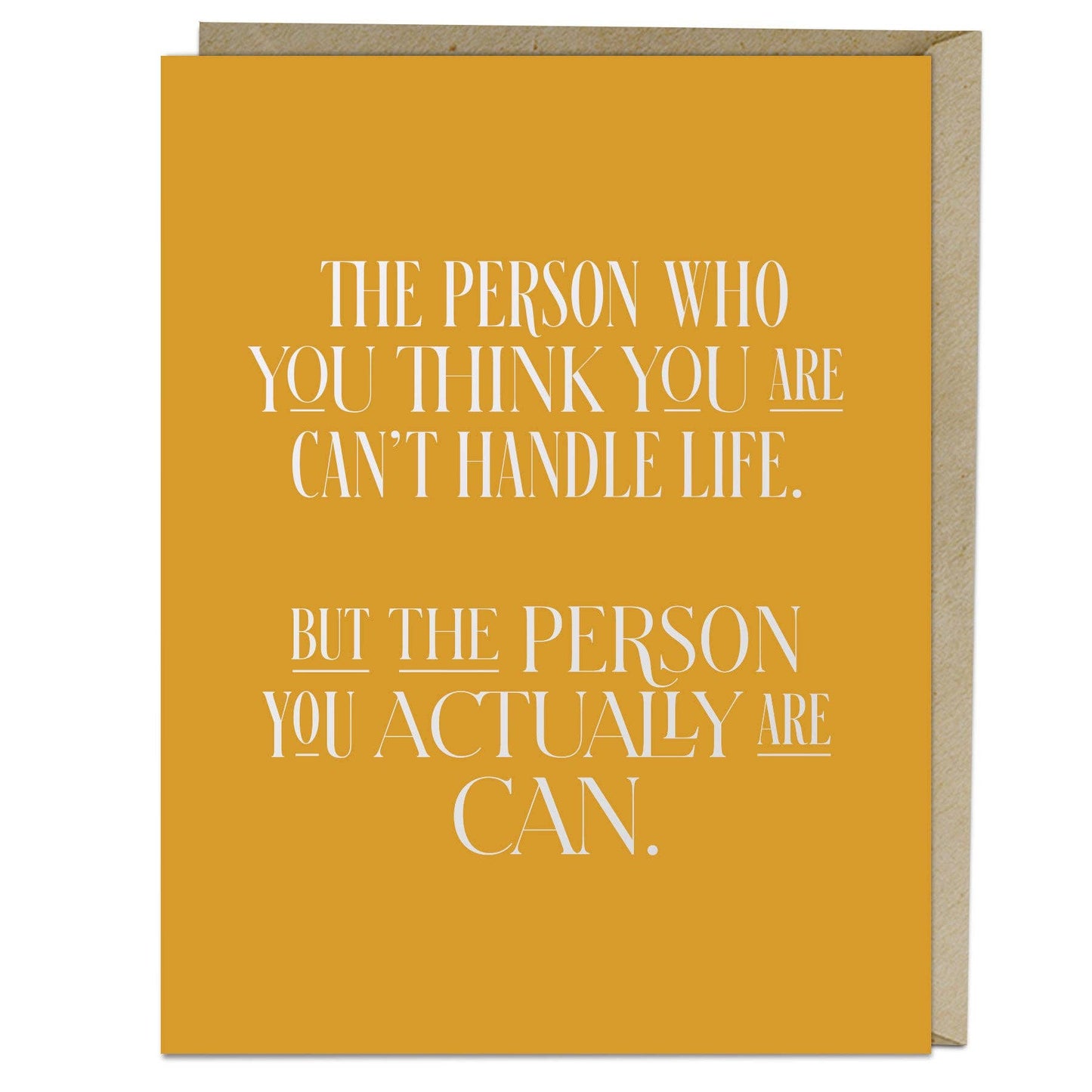 The Person You Are Greetings Card