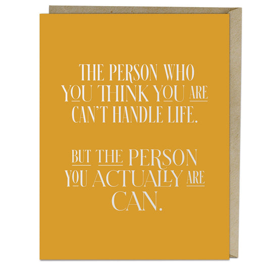 The Person You Are Greetings Card
