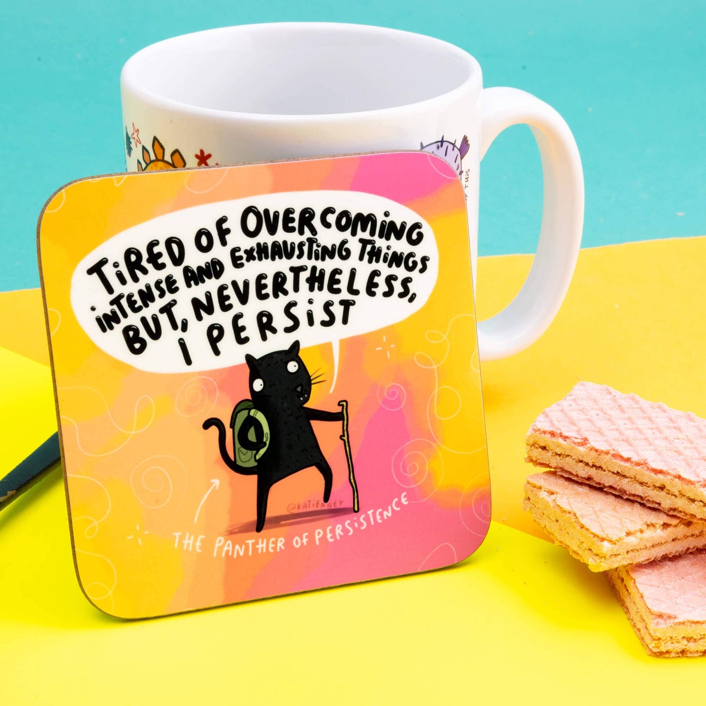Panther of Persistence Coasters