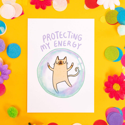 Protecting My Energy Postcard