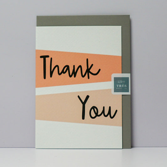 Thank You - Greetings Card